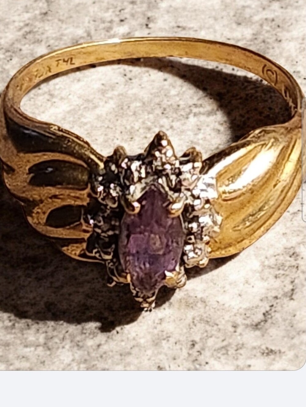 Vintage 10K Cocktail Ring ■ Read Below N View All Pics 》 FIRM